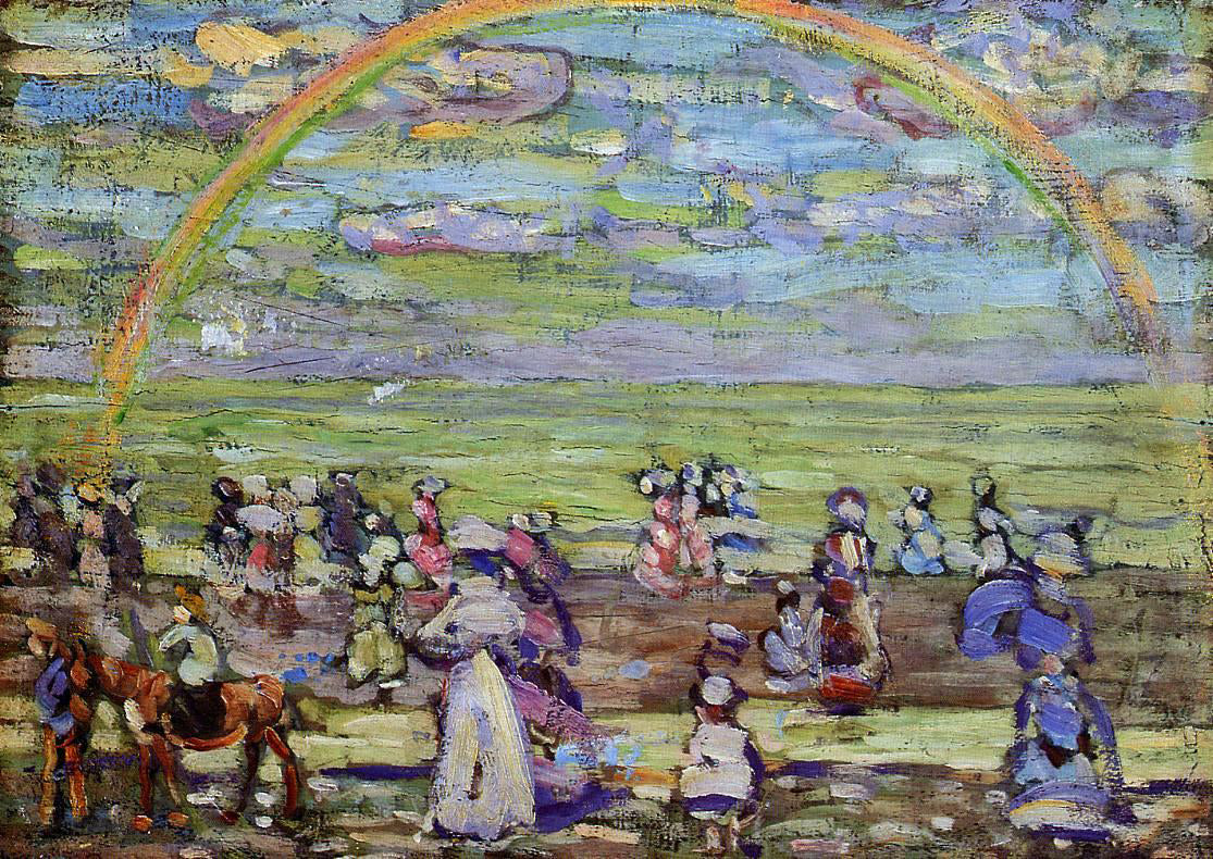  Maurice Prendergast Rainbow - Hand Painted Oil Painting