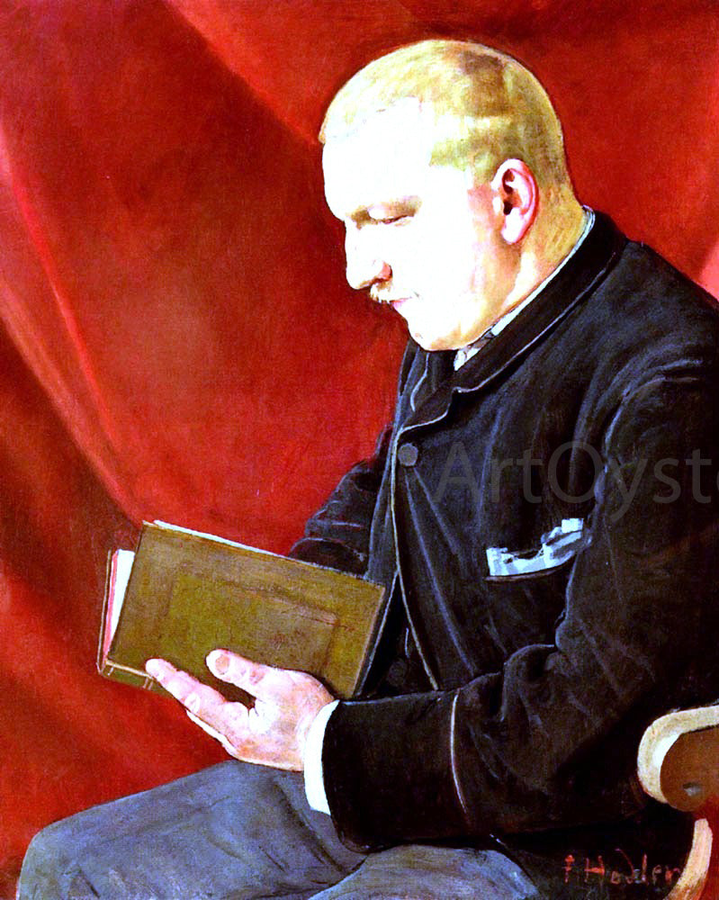  Ferdinand Hodler Reading Man - Hand Painted Oil Painting