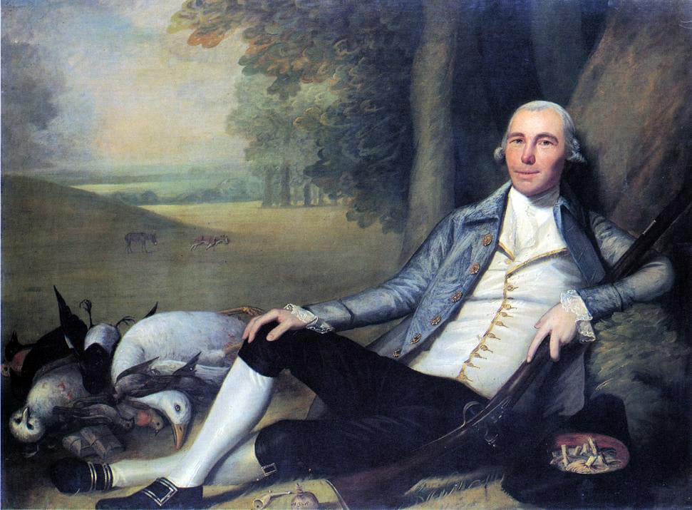  Ralph Earl Reclining Hunter - Hand Painted Oil Painting