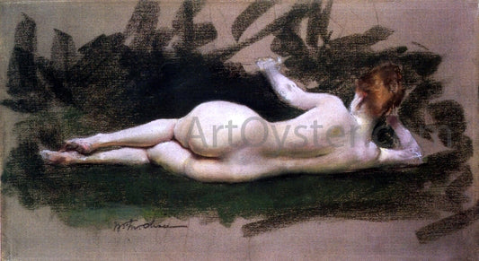  William Merritt Chase Reclining Nude - Hand Painted Oil Painting