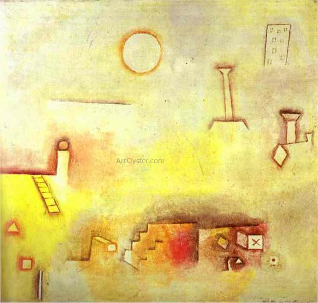  Paul Klee Reconstructing - Hand Painted Oil Painting