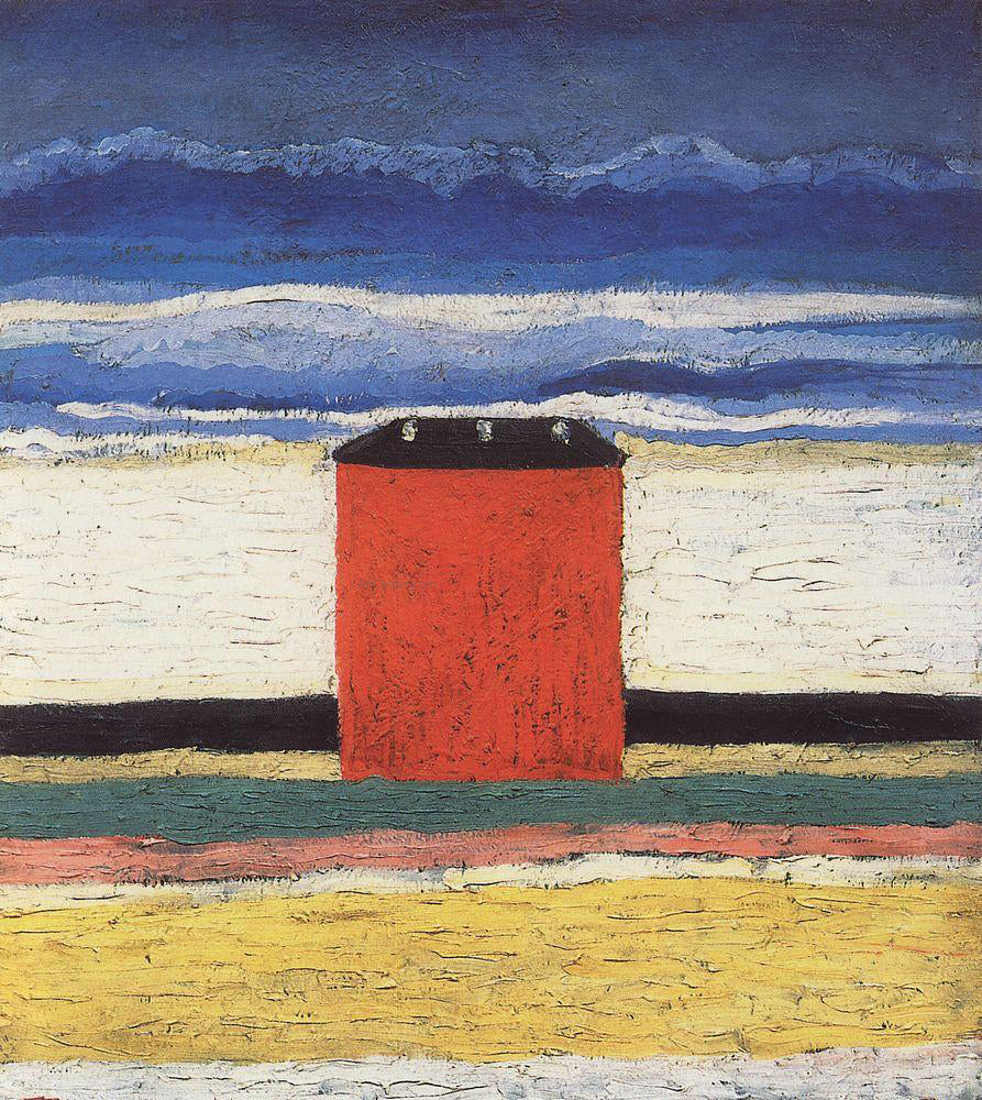  Kazimir Malevich Red House - Hand Painted Oil Painting