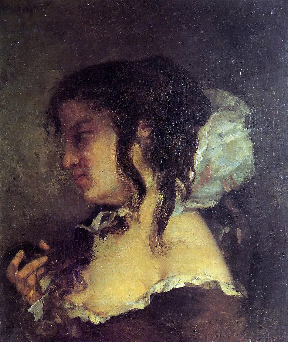  Gustave Courbet Reflection (also known as Meditation) - Hand Painted Oil Painting