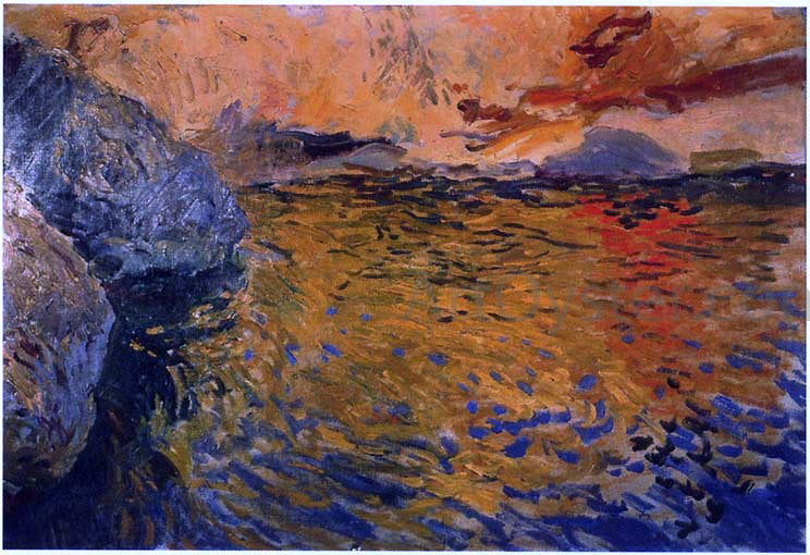  Joaquin Sorolla Y Bastida Reflections at the Cape, Javea - Hand Painted Oil Painting