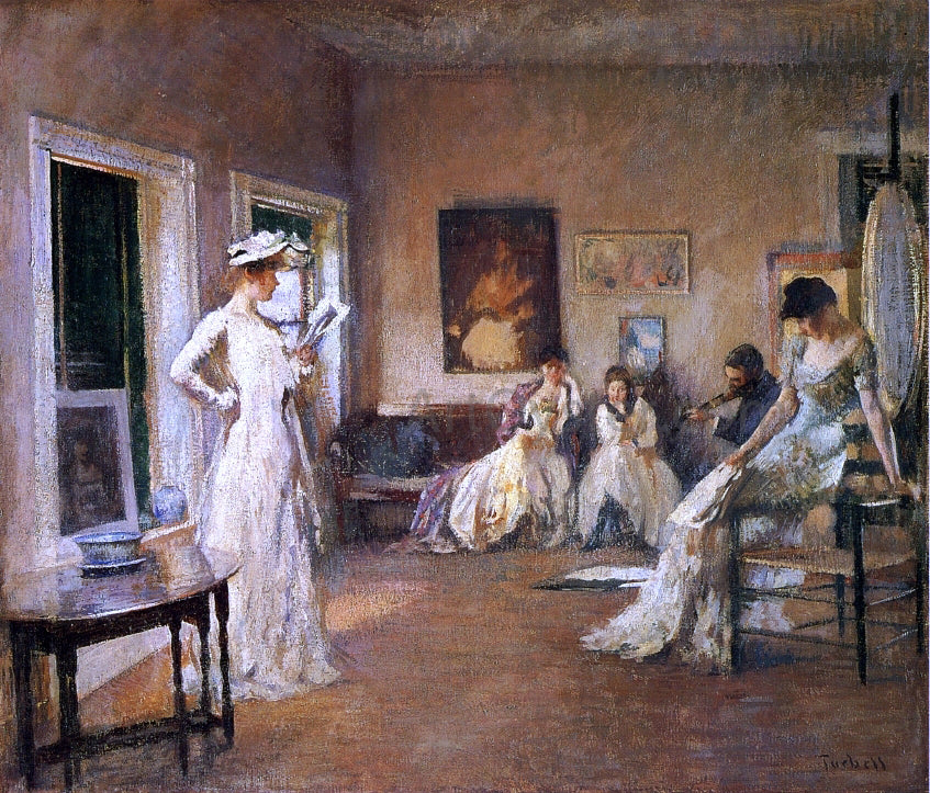  Edmund Tarbell Rehearsal in the Studio - Hand Painted Oil Painting