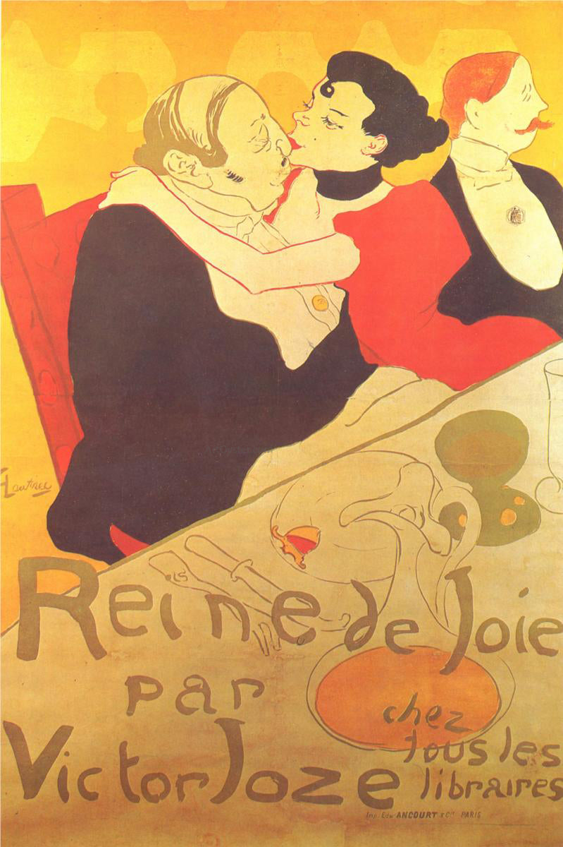  Henri De Toulouse-Lautrec Reine de Joie - Hand Painted Oil Painting
