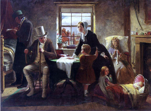  Thomas Brooks Relenting: The silence of pure innocence persuades, where speaking fails (The Winter's Tale) - Hand Painted Oil Painting