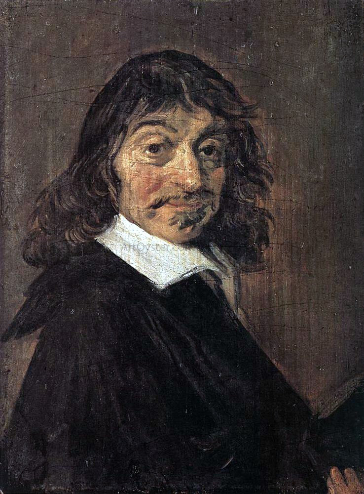  Frans Hals Rena Descartes - Hand Painted Oil Painting