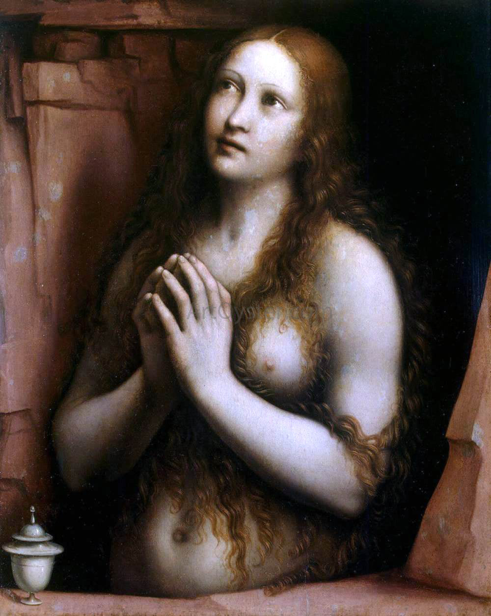  Giampietrino Repentant Mary Magdalene - Hand Painted Oil Painting