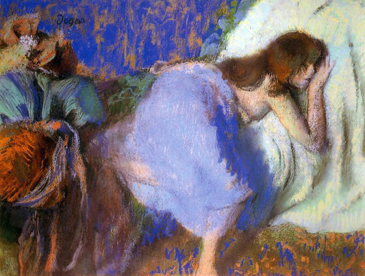  Edgar Degas Rest - Hand Painted Oil Painting