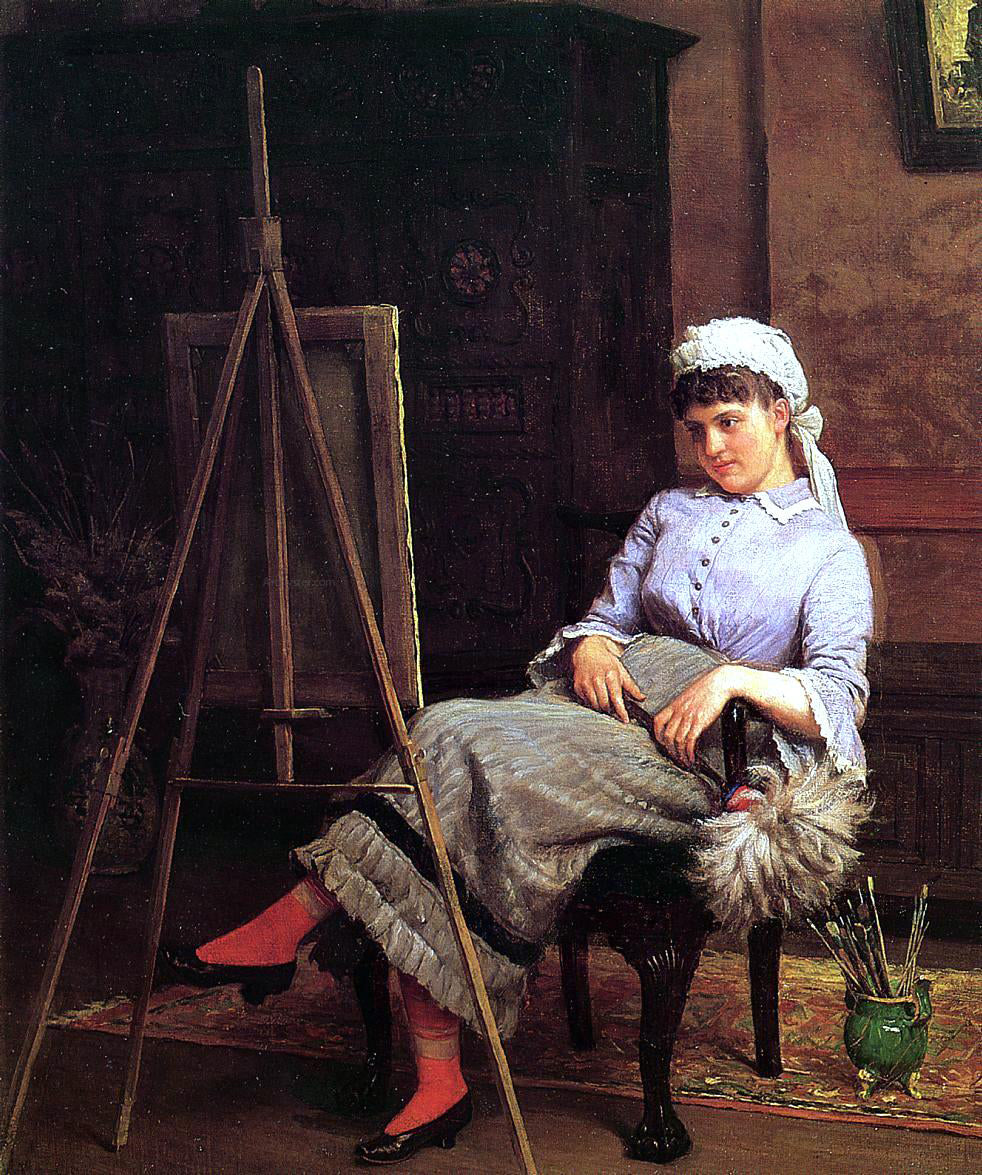  Edgar Melville Ward Resting - Hand Painted Oil Painting