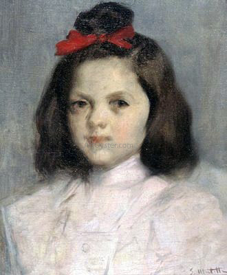  Segundo Matilla Marina Retrato de Muchacha - Hand Painted Oil Painting