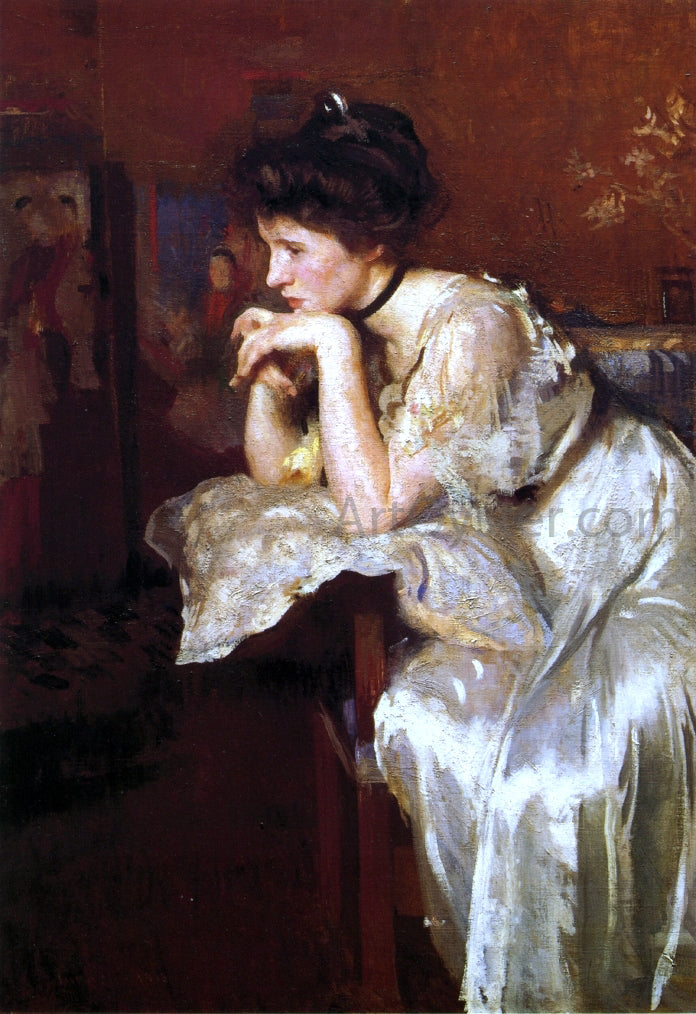  Edmund Tarbell Reverie (Katherine Finn) - Hand Painted Oil Painting