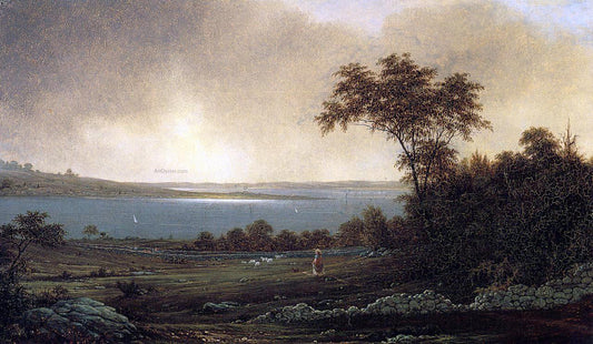 Martin Johnson Heade Rhode Island Landscape - Hand Painted Oil Painting