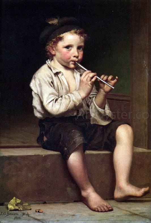  John George Brown Rhythm - Hand Painted Oil Painting