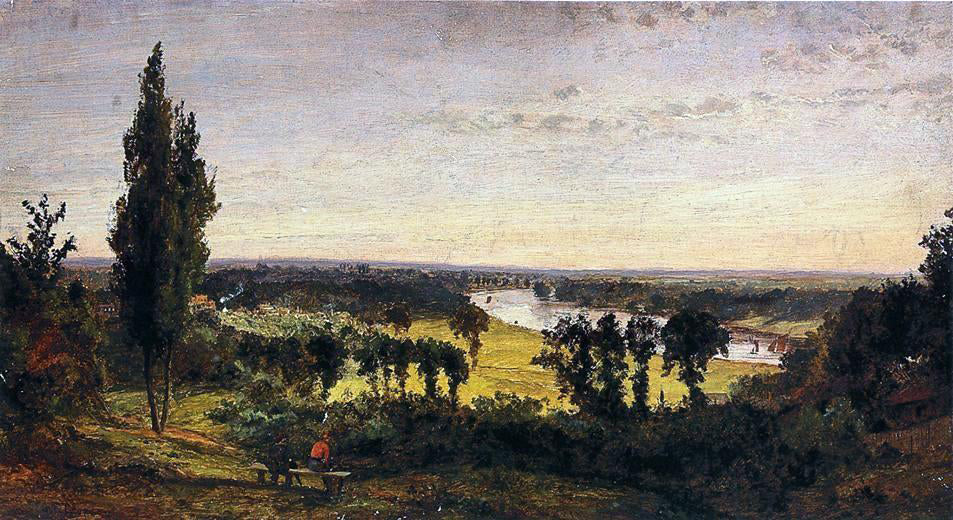  Jasper Francis Cropsey Richmond Hill and the Thames, London - Hand Painted Oil Painting