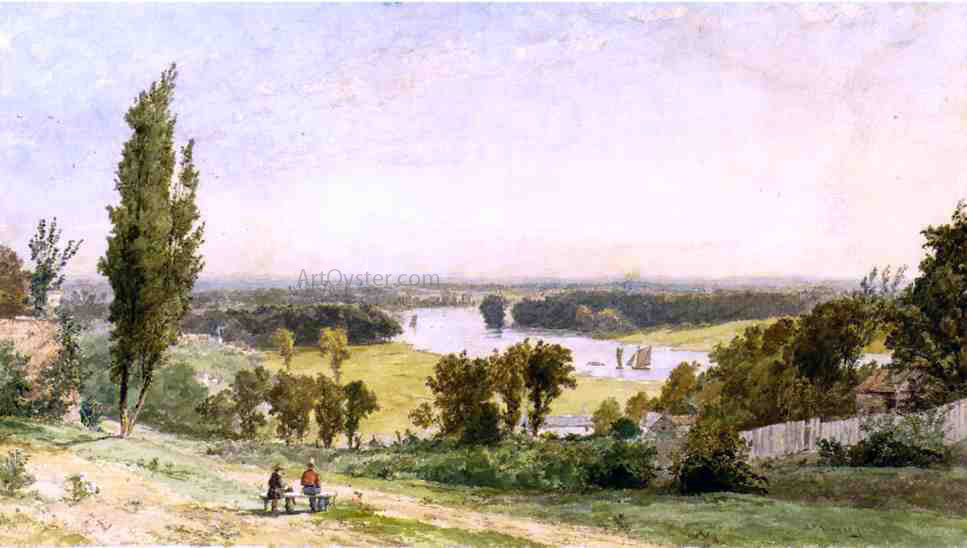  Jasper Francis Cropsey Richmond Hill in 1862 - Hand Painted Oil Painting