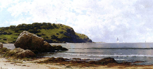  Alfred Thompson Bricher Rippling Sea, Manchester - Hand Painted Oil Painting