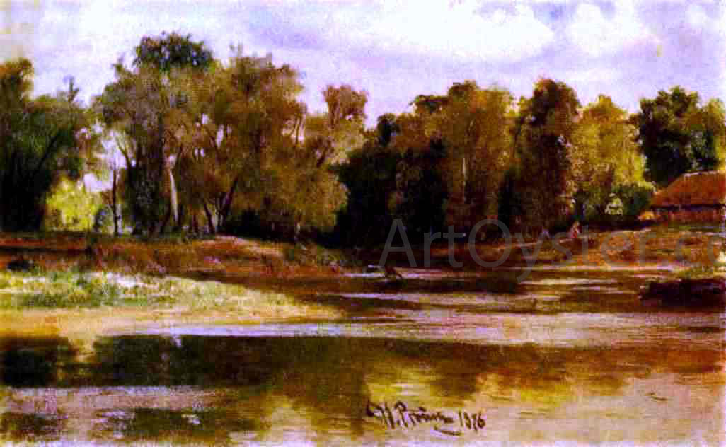  Ilia Efimovich Repin River Bank - Hand Painted Oil Painting