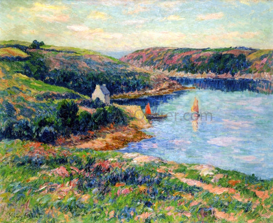  Henri Moret River in Belon - Hand Painted Oil Painting