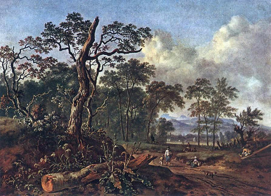  Jan Wynants Road beside the Forest - Hand Painted Oil Painting
