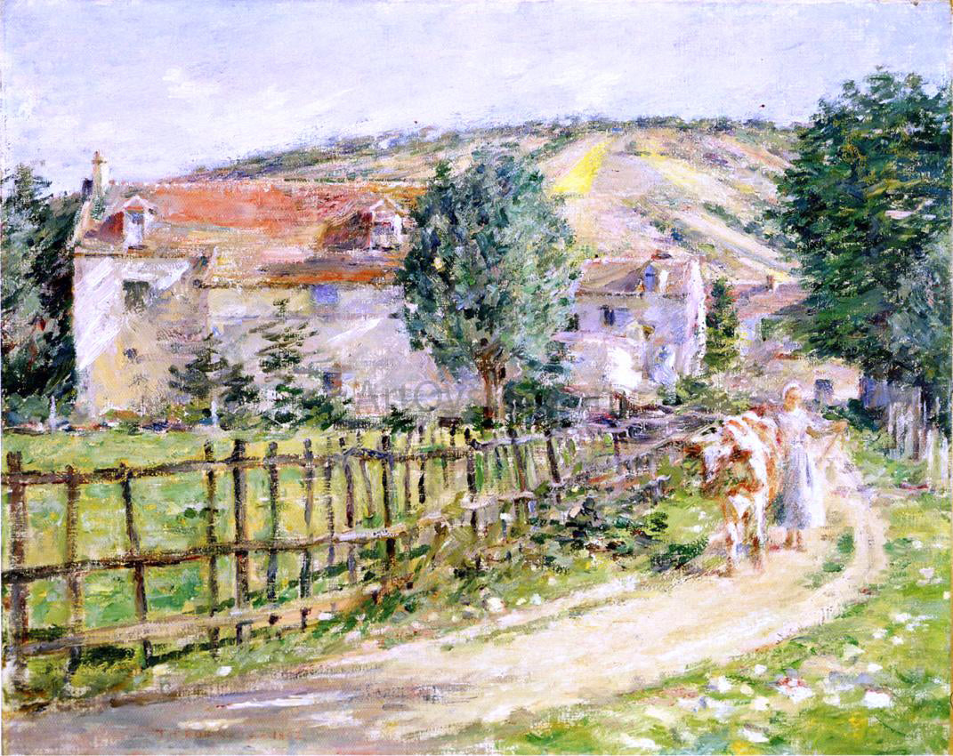  Theodore Robinson Road by the Mill - Hand Painted Oil Painting