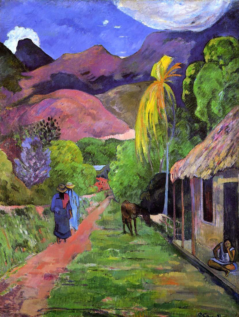  Paul Gauguin Road in Tahiti - Hand Painted Oil Painting