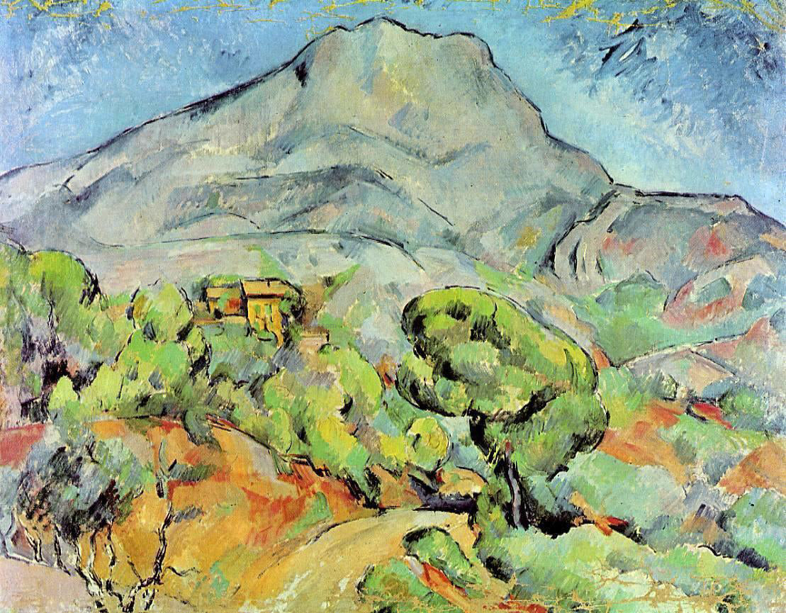  Paul Cezanne Road near Mont Sainte-Victoire - Hand Painted Oil Painting