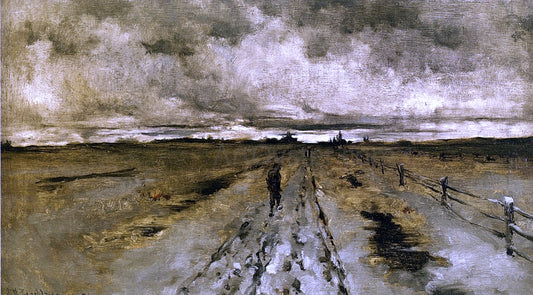  John Twachtman Road Scene, Cincinnati - Hand Painted Oil Painting