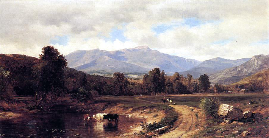  Samuel Lancaster Gerry Road to the Mountains - Hand Painted Oil Painting