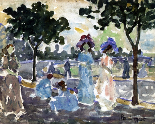  Maurice Prendergast Road to the Shore - Hand Painted Oil Painting