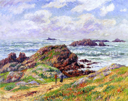  Henri Moret Rocks at Porspoder, Finistere - Hand Painted Oil Painting