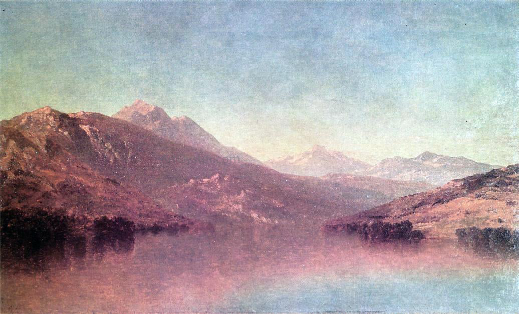  John W Casilear Rocky Mountain Landscape - Hand Painted Oil Painting