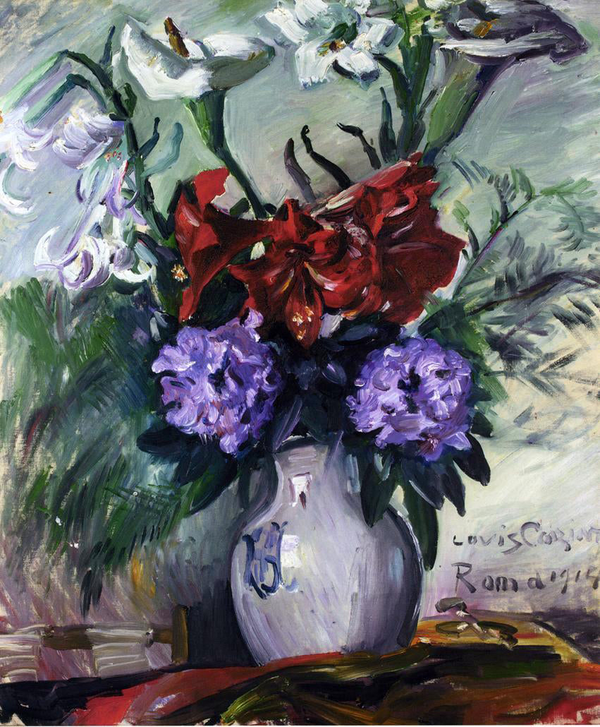  Lovis Corinth Roman Flowers in a Jug - Hand Painted Oil Painting