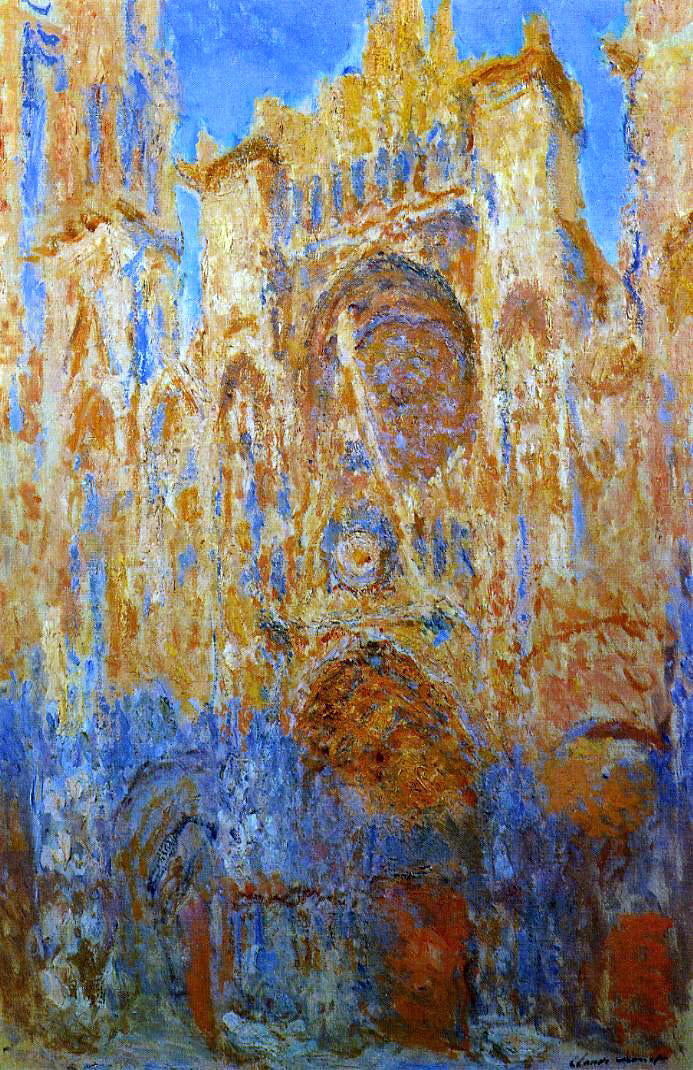  Claude Oscar Monet Rouen Cathedral - Hand Painted Oil Painting