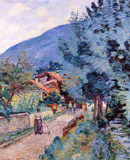  Armand Guillaumin Rue de la Scierie - Pontcharra - Hand Painted Oil Painting