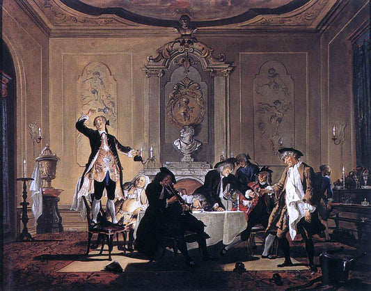  Cornelis Troost Rumor erat in Casa (There was a Commotion in the House) - Hand Painted Oil Painting