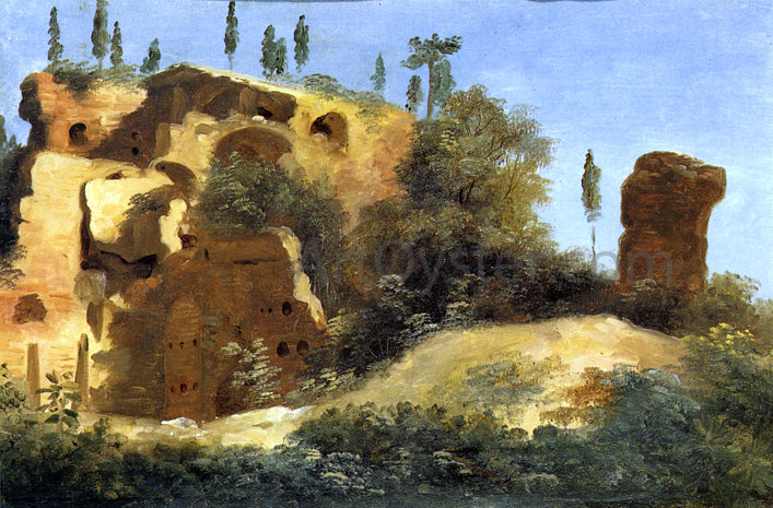  Pierre-Henri De Valenciennes Runs at the Villa Farnese - Hand Painted Oil Painting