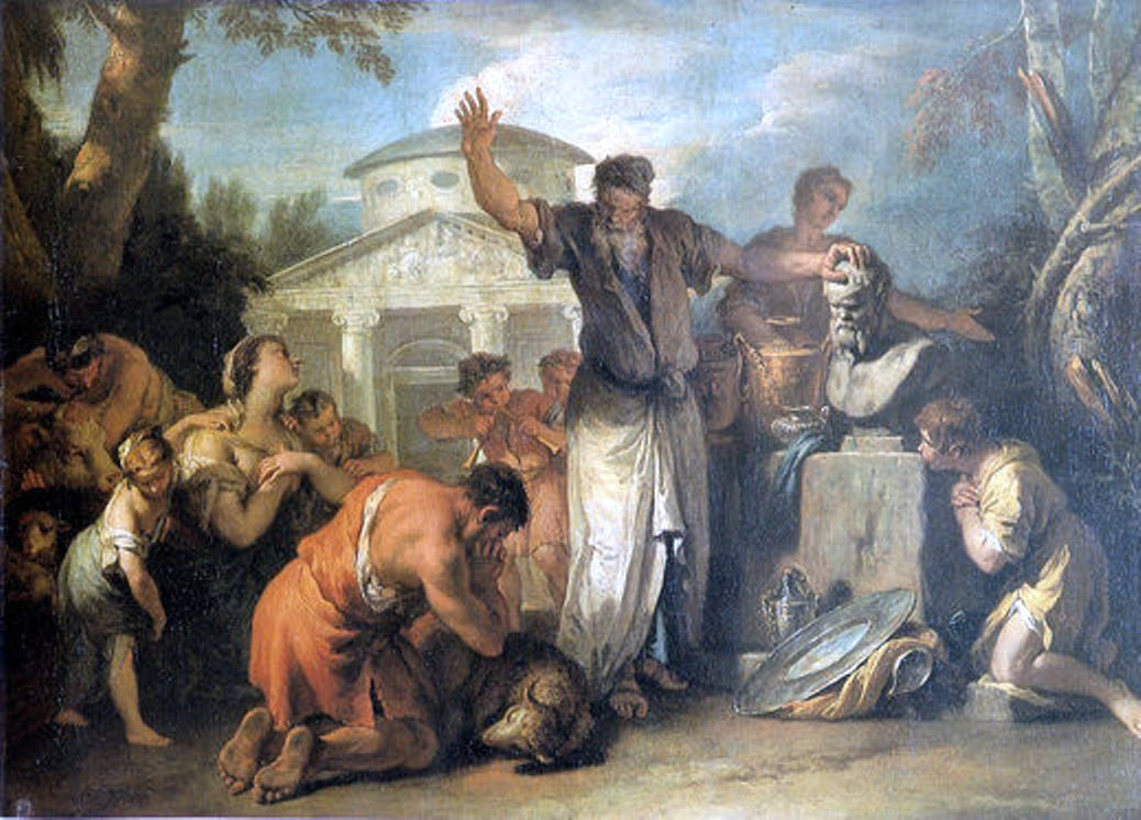  Sebastiano Ricci Sacrifice to Silenus - Hand Painted Oil Painting