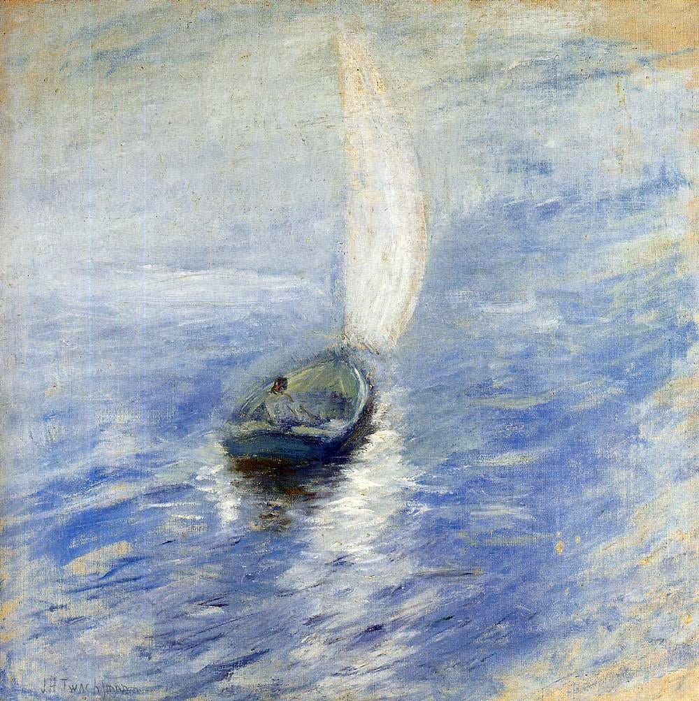  John Twachtman Sailing in the Mist - Hand Painted Oil Painting