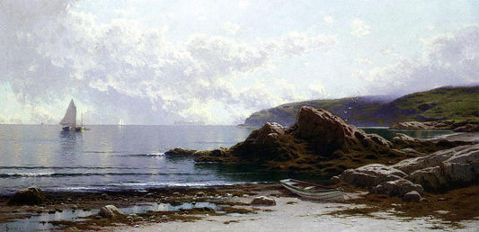  Alfred Thompson Bricher Sailing off the Coast - Hand Painted Oil Painting