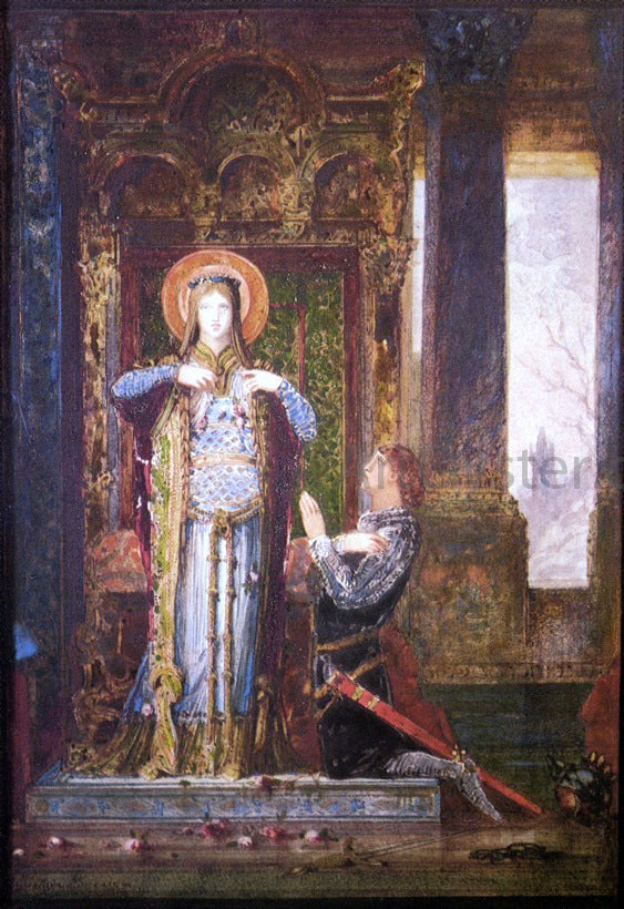  Gustave Moreau Saint Elisabeth of Hungary (also known as The Miracle of the Roses) - Hand Painted Oil Painting