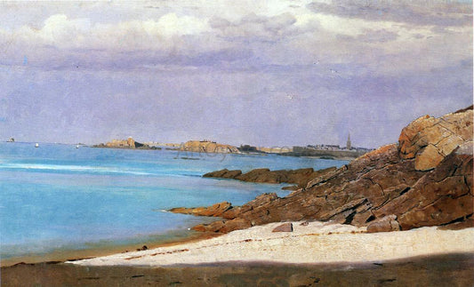  William Stanley Haseltine Saint Malo, Brittany - Hand Painted Oil Painting