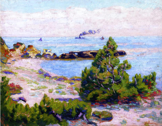  Armand Guillaumin Saint Palais, Pointe de la Perriere - Hand Painted Oil Painting