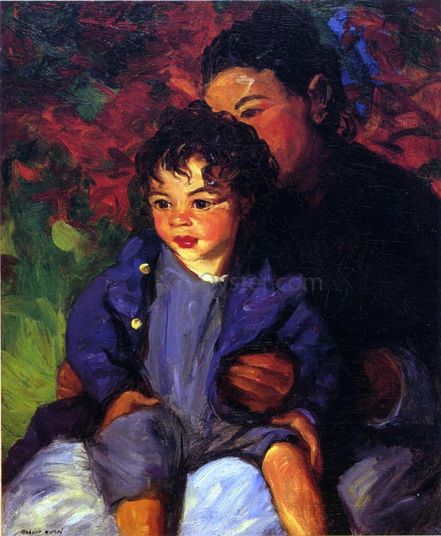  Robert Henri Sammy and His Mother - Hand Painted Oil Painting