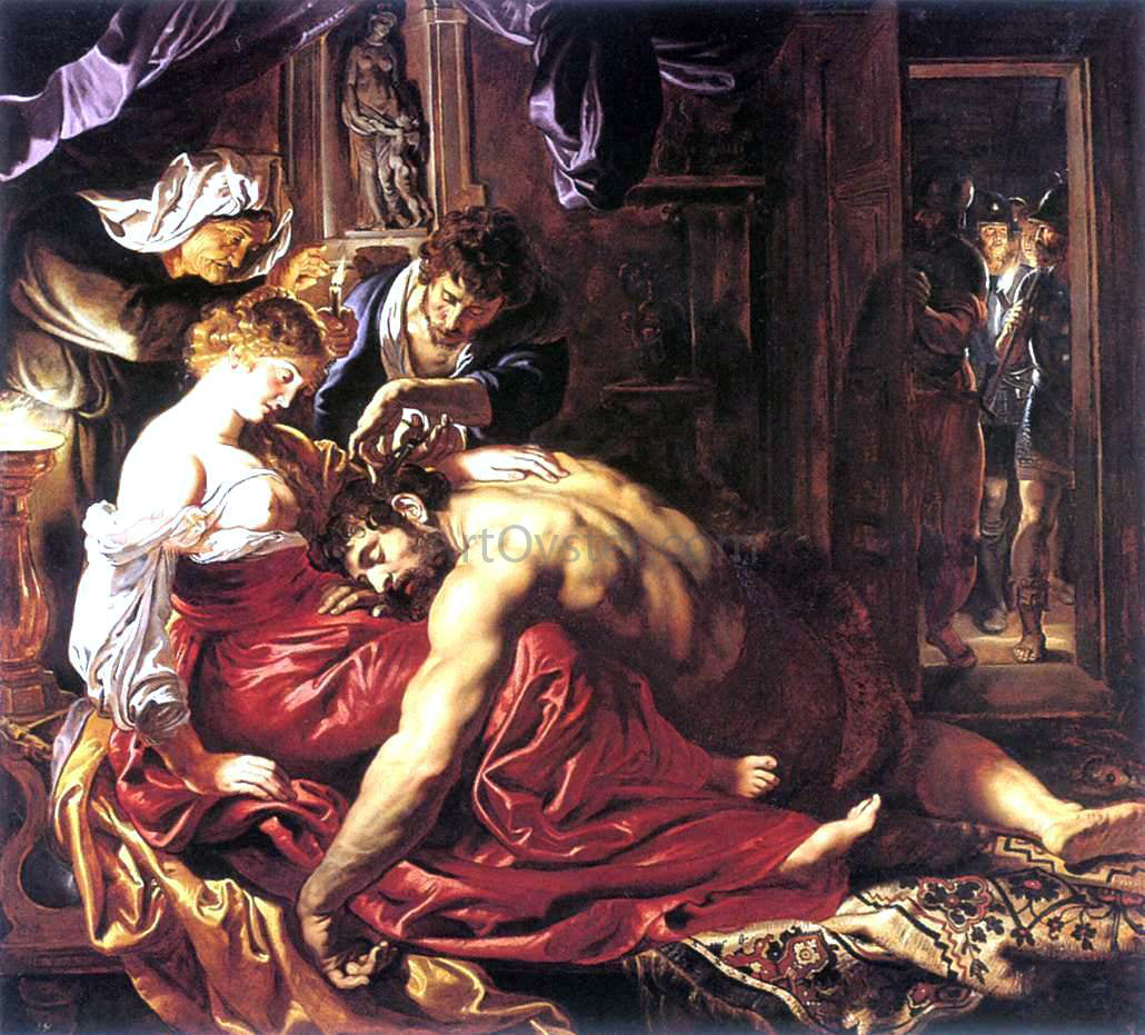  Peter Paul Rubens Samson and Delilah - Hand Painted Oil Painting