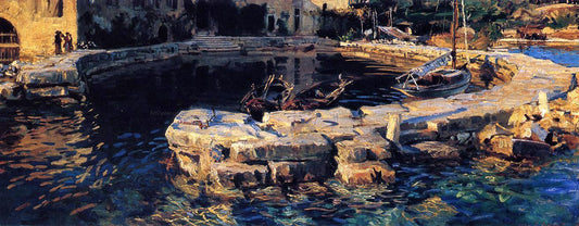  John Singer Sargent San Vigilio, Lake Garda - Hand Painted Oil Painting
