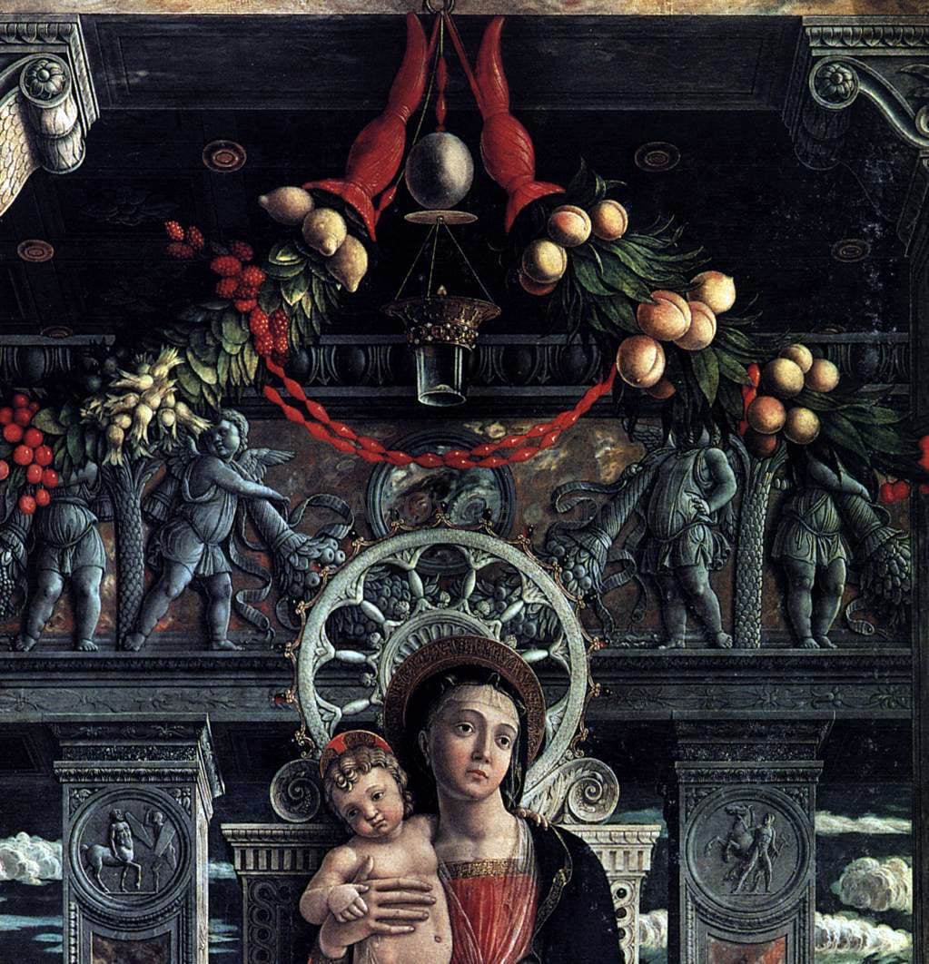  Andrea Mantegna San Zeno Polyptych (detail) - Hand Painted Oil Painting