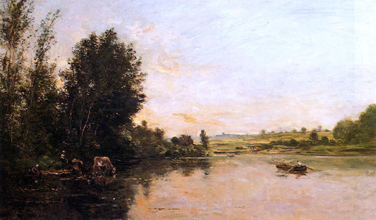  Charles Francois Daubigny Sand Quarries near Valmondois - Hand Painted Oil Painting