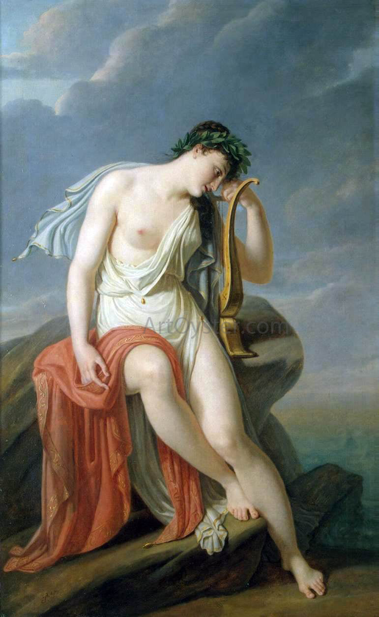  Pierre-Narcisse Guerin Sappho on the Leucadian Cliff - Hand Painted Oil Painting
